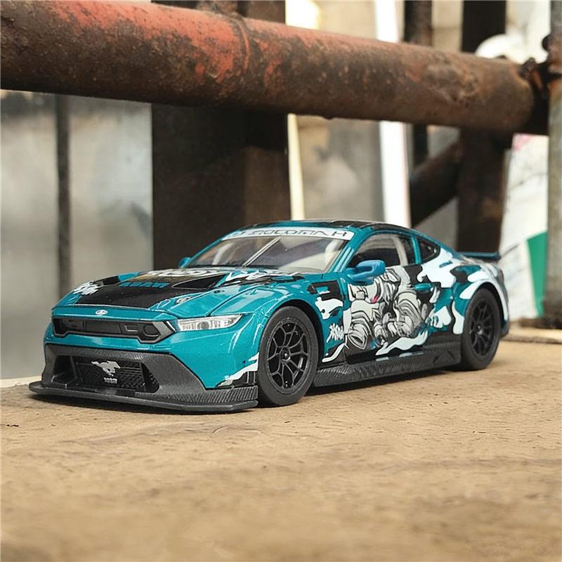 1:24 BMW M4 GT3 Alloy Sports Car Model Diecasts Metal Racing Car Vehicles Model Simulation Sound Light Collection Kids Toys Gift