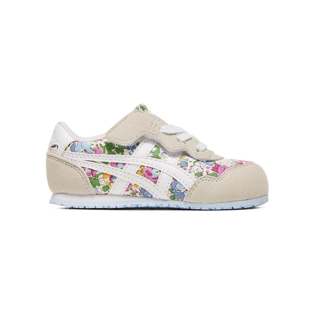 ONITSUKA TIGER Serrano Удобные Универсальные Нескользящие Прочные Низкие Кроссовки для Ходьбы Детские кроссовки Бежевый Красный 1184A202-020