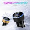 Universal 12V-24V Fast Dual USB Car Charger Adapter with LED Voltage Display 3.1A Car Phone Charger