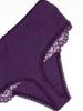 Комбинированные трусики танга с кружевной вставкой ISSA Plus