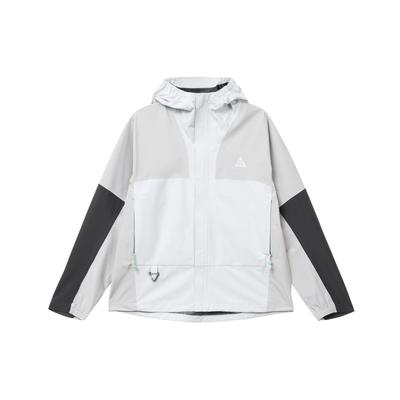 Куртка ACG Storm-FIT Cascade Rains с вышитым логотипом и капюшоном, свободная, с длинными рукавами, женские куртки, фотонно-серый DV9523-025