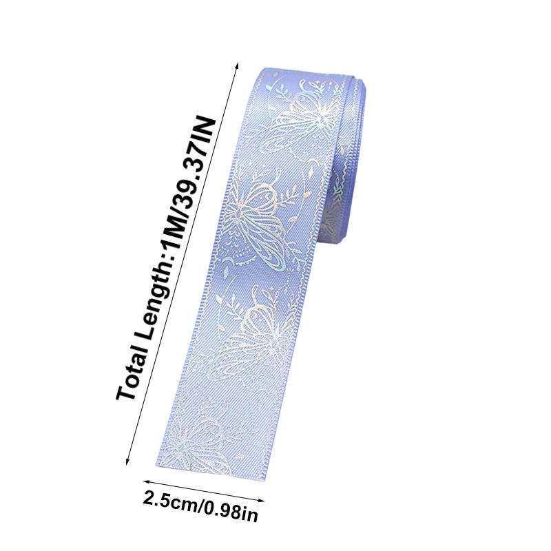 2,5 см*1 м/рулон обертка DIY несколько цветов декоративный узор горячего тиснения брошь значок градиент головной убор шляпа 9 цветов