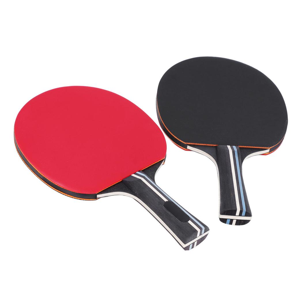 Table Tennis Paddle High Elasticity Professional Anti Skid Handle Table Tennis Racket Set for