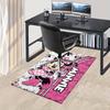 1pc,Minnie Mouse Pink Polka Dot Rug - Home Decor, Office Carpet, Chair Pad, Outdoor Mat