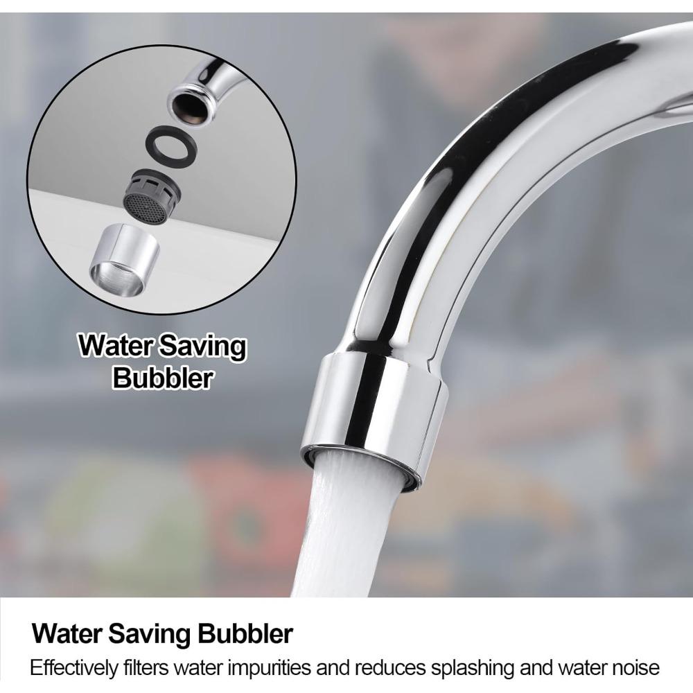 Однорычажный смеситель для холодной воды: Настольный кухонный кран только для холодной воды - Латунный хозяйственный кран для уличной мойки - Коммерческий барный кран для воды