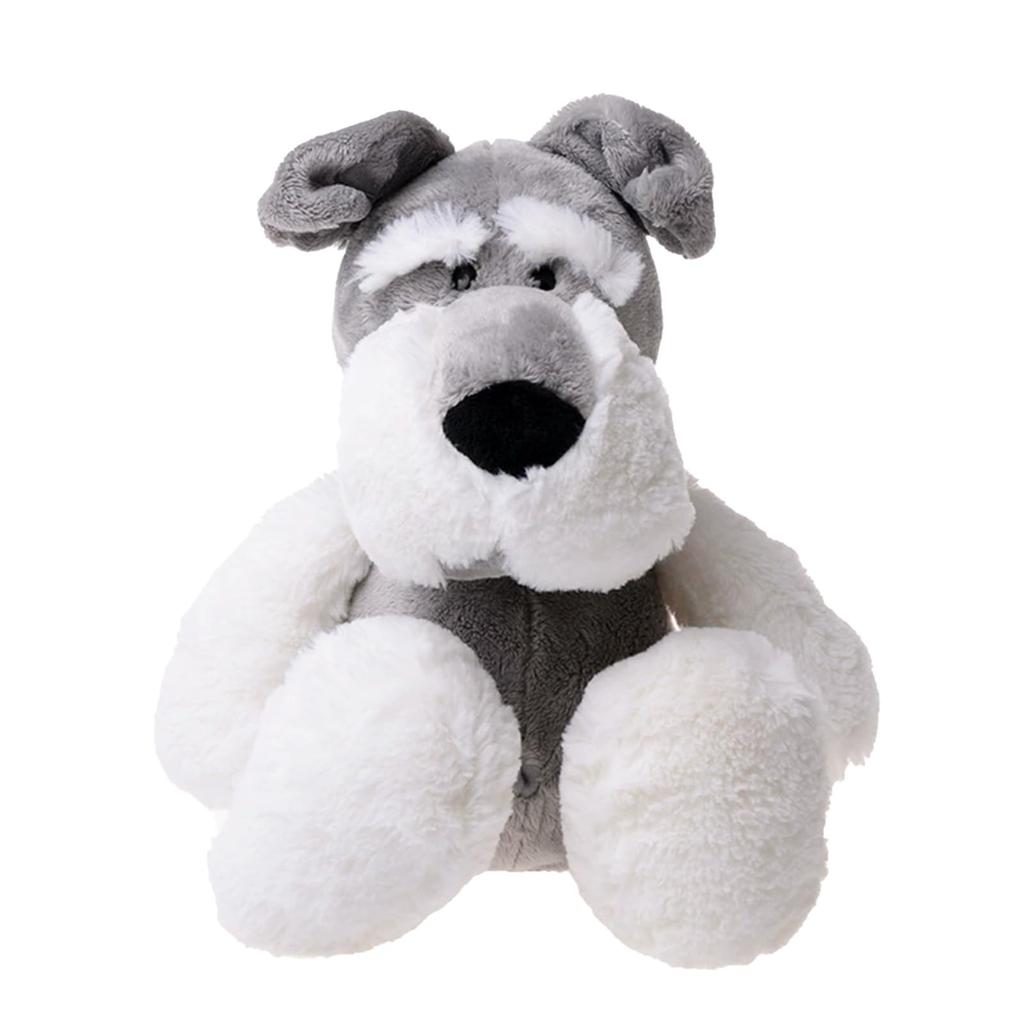 Hyack Schnauzer Plush Toy, Soft and Fluffy Dog Pillow, Perfect As a Gift or Nap Pillow (35cm)