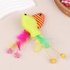 5Pcs Pet Cat Toy Fish Netting Cat Teasing Toy Cat Interaction Pet Supplies Color Woven Fish Toy