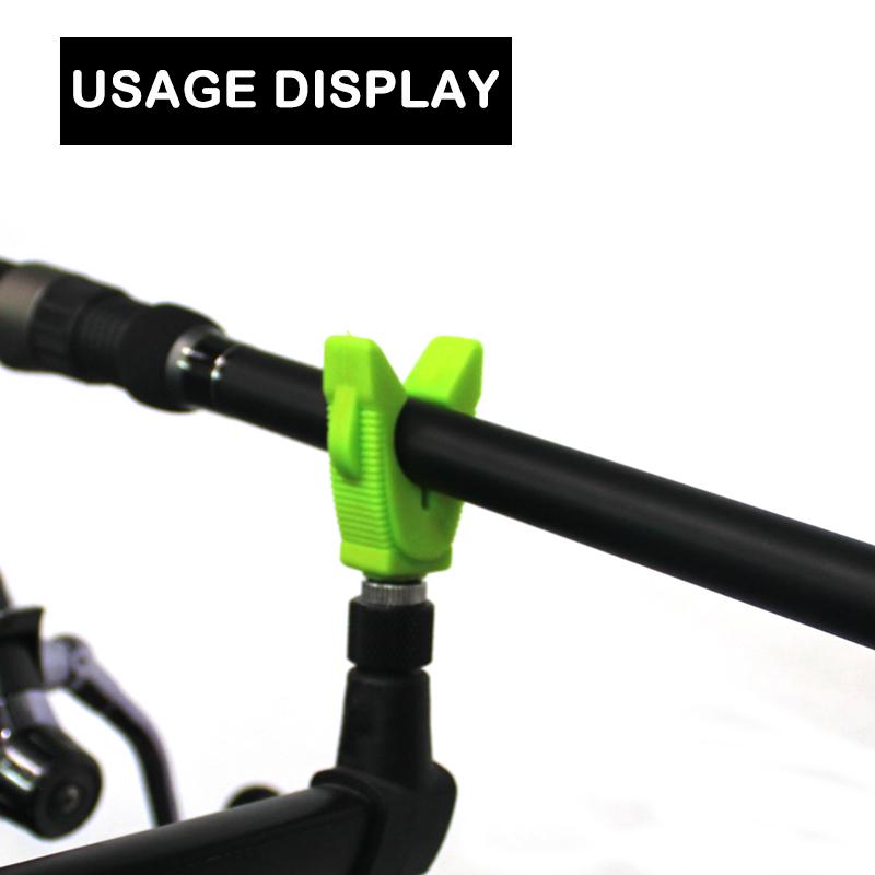 2 шт. подставка для удочки для карпа M3/8 (ЕСЛИ Я) Резиновая головка держателя стержня, резьба из алюминиевого сплава, три цвета для снастей для ловли карпа