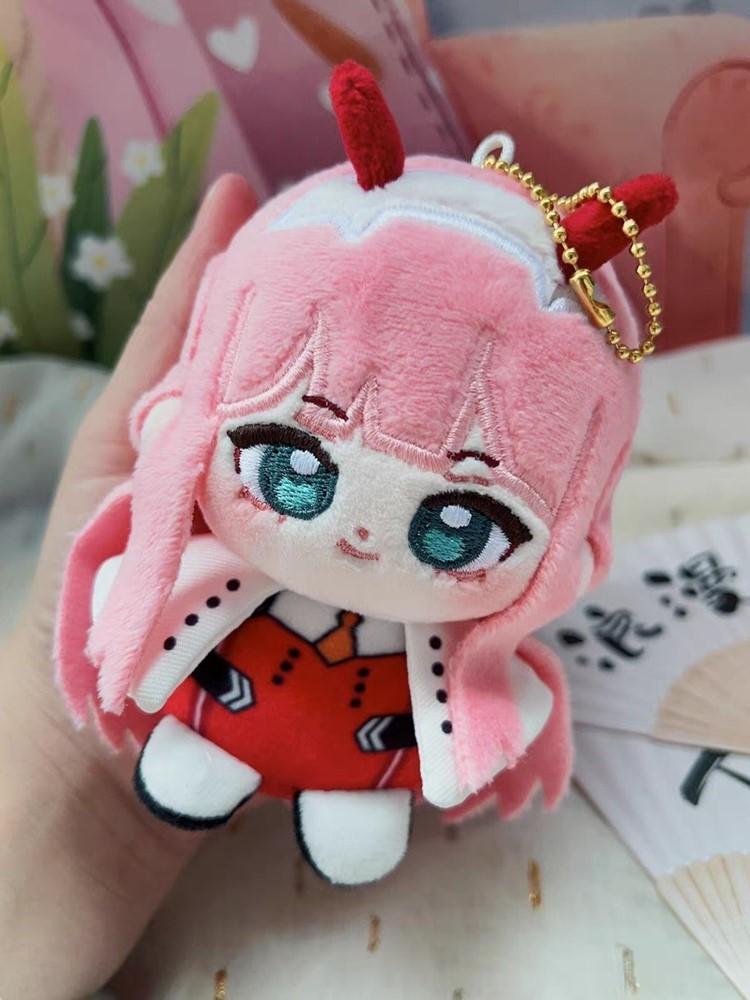 Плюшевая кукла Зеро Ту из аниме Darling In The Franxx, Косплей, Милый мультяшный брелок-подвеска, Подарок на день рождения для детей