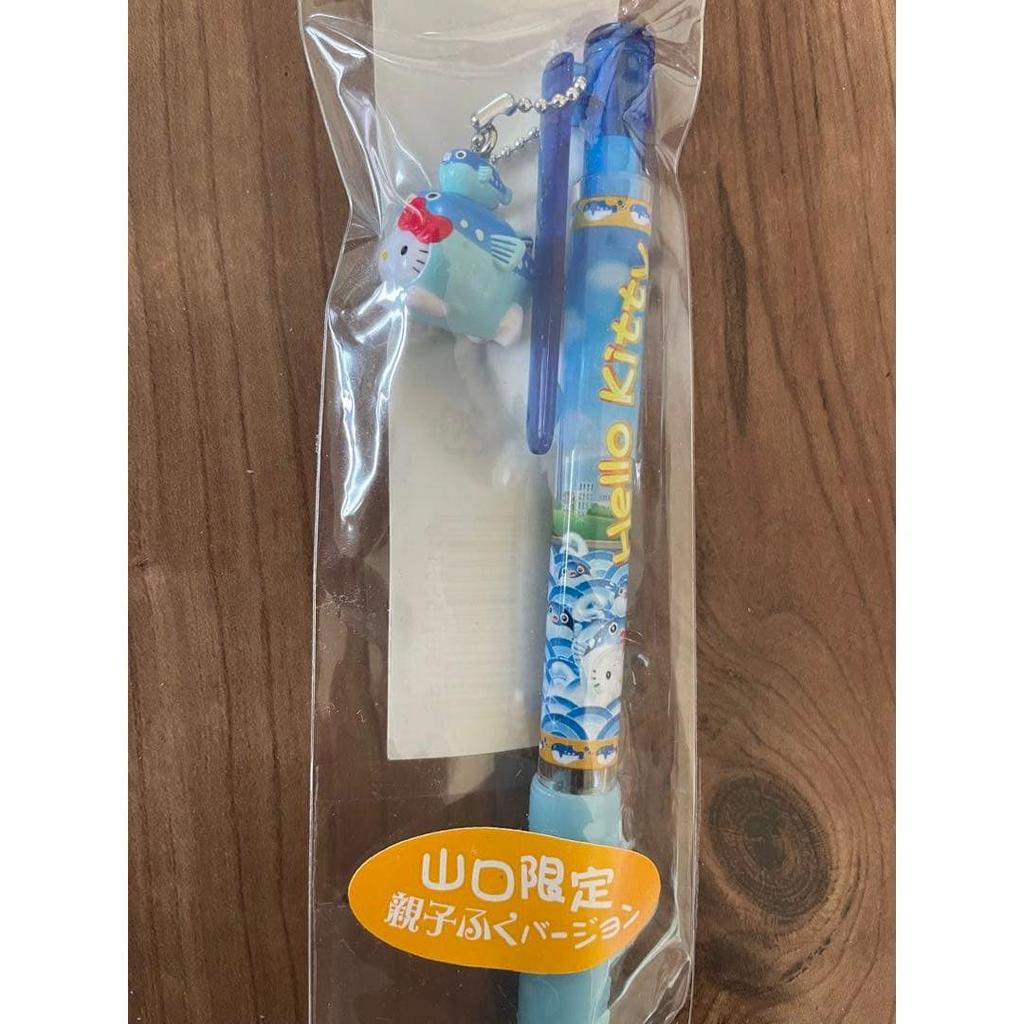 Used Hello Kitty Local Souvenir Ballpoint Pen Strap Okayama Limited Yamaguchi Limited San'in Limited