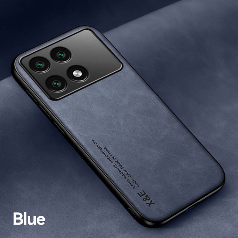 Противоударный чехол для Xiaomi Mi Poco F6 Pro F5 Защитный чехол Магнитный автомобильный держатель для телефона Coque Fundas Capa для Mi Poco X6 Pro X5
