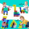 Детский набор для самостоятельной сборки магнитной геометрии, обучающий инструмент из магнитных блоков, набор игрушек для сборки магнитных блоков