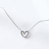 Свежее полое ожерелье «Любовь» женское простое студенческое ожерелье в форме сердца короткая цепочка на шею подарок хипстерской девушке