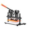 Leather Cutting Machine, 10.2 x 5.9 in Embossing Plate Manual Die Cutter, 0.47 in Pressure Stroke Leather Embossing Machine, Dual Guide Shafts Die Cut