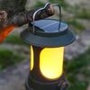Solar Camping Light Portable LED Tent Lamp Rechargeable Campsite Lantern Stepless Dimming for Outdoor Camping Hiking