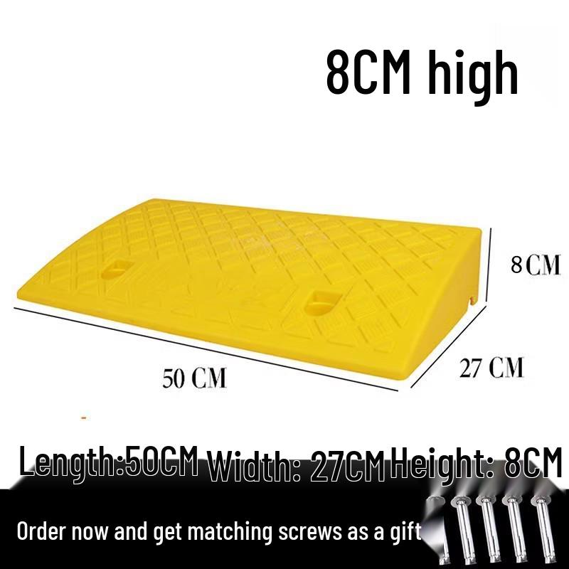 Uphill Slope Mat, Barrier-Free Ramp, Plastic Ladder, Speed Bump, Intersection Aid
