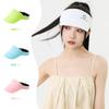 Новая шляпа-козырек из ледяного шелка, регулируемая солнцезащитная шляпа, женская шляпа для занятий спортом на открытом воздухе, солнцезащитная шляпа