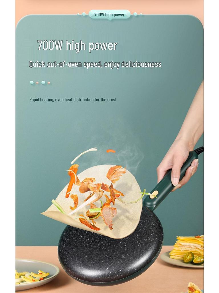 Compact Electric Crepe & Spring Roll Maker Pancake Griddle Machine