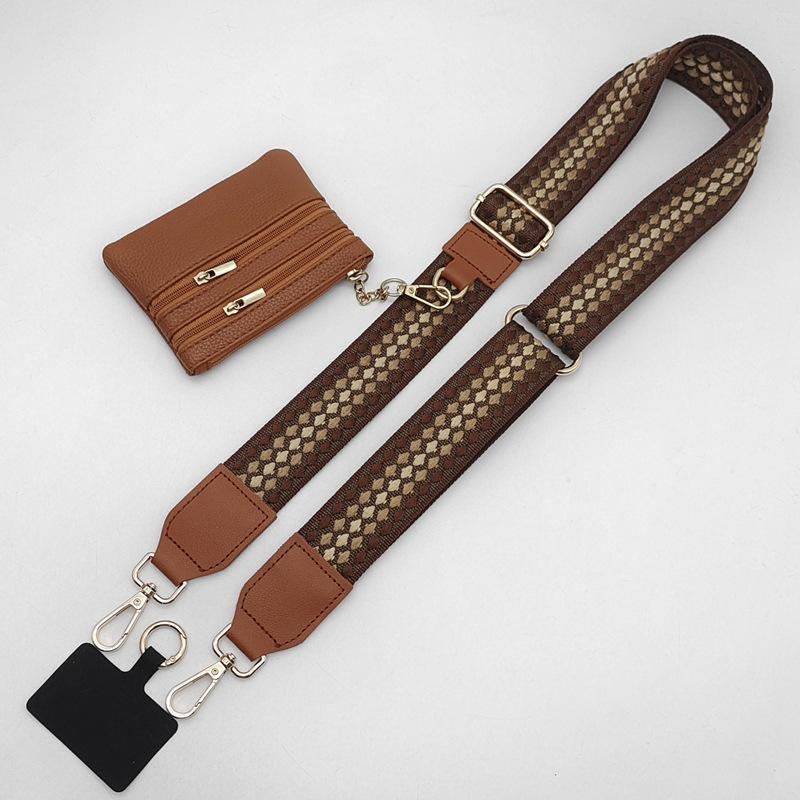 Fashion Polka Dot Mobile Phone Bag Strap Long Shoulder Strap Crossbody Adjustable Neck Bag Women's Bag Replacement Strap