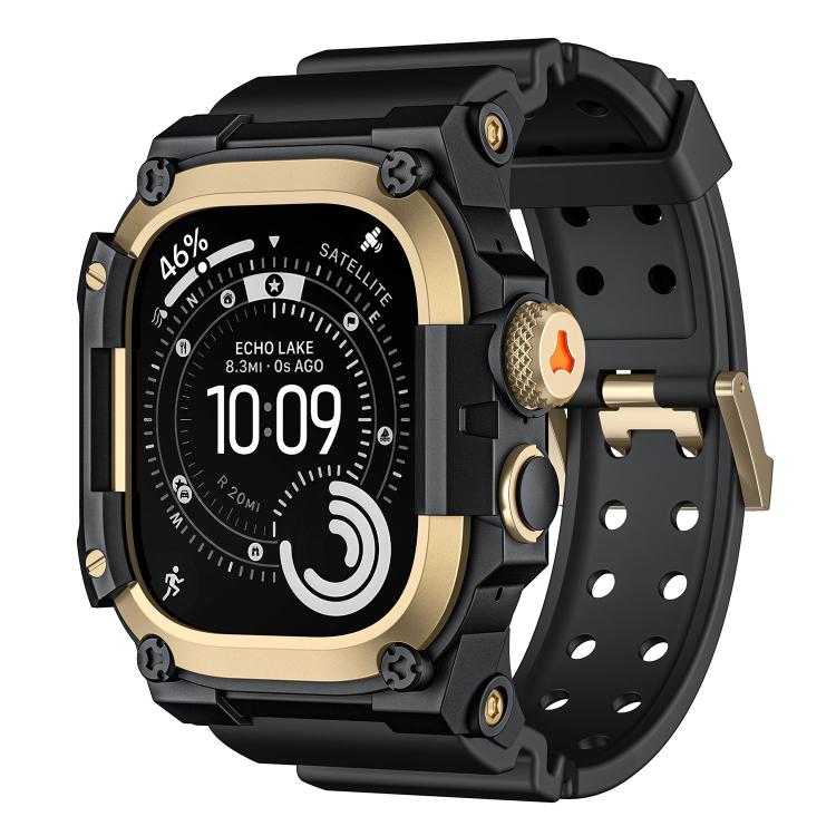One‑Piece TPU Watch Band With Metal Protective Bumper Case For Apple Watch Ultra 3 / Ultra 2 / Ultra 1 49mm