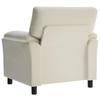Sofa Cream 94 x 85 x 93 cm Velvet