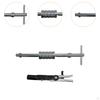 Съемник с 3-мя лапками Slide Hammer, удобный инструмент для снятия внутренних подшипников в автомастерской