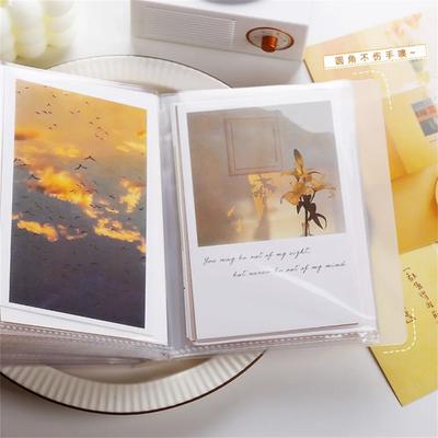 A6 40 страниц фотоальбом для наклеек банкнот путешествия почтовая открытка Polaroid альбом Kpop Phptocard папки для хранения канцелярских принадлежностей