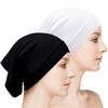 Мусульманский подхиджабник Тюрбан Хиджаб Ниндзя Внутренняя шапочка Женская шапочка для химиотерапии Покрытие при выпадении волос Чепчик Мгновенный чепчик Женский мусульманский Повязка на голову