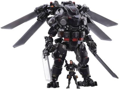 JOYTOY Iron Wrecker 05 Орбитальный боевой механоид Атака Масштаб ПВХ АБС Раскрашенная Подвижная Фигурка [Ночной Тип] 1/25 &