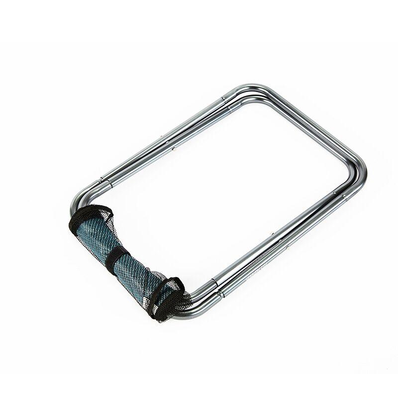 Складной походный табурет, портативный складной табурет высотой 16 дюймов из алюминиевого сплава, легкий табурет с сиденьем, красный складной табурет с сумкой для переноски для рыбалки на открытом воздухе