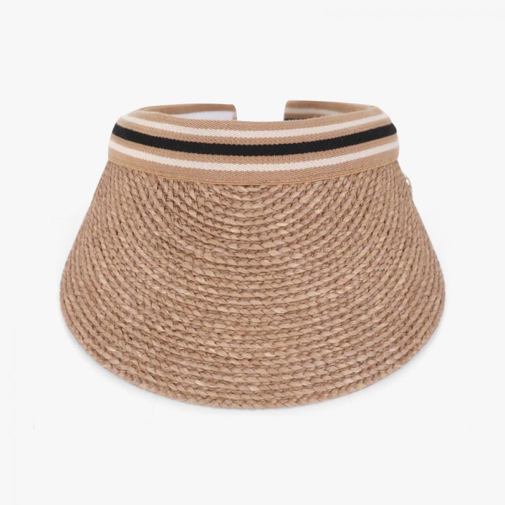 Хелен Камински Bianka Черная полоска Солнечная шляпа Кепка50265