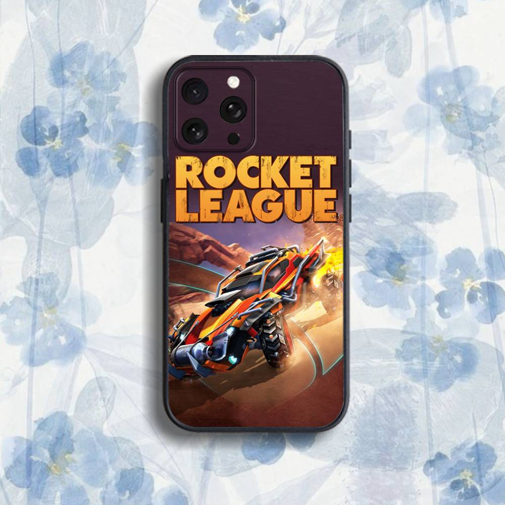 Game Rocket L-League Phone Case For iPhone 17,16,15,14,13,12,Pro,Max,Plus,E,SE4,Air,Mini Black Soft Box