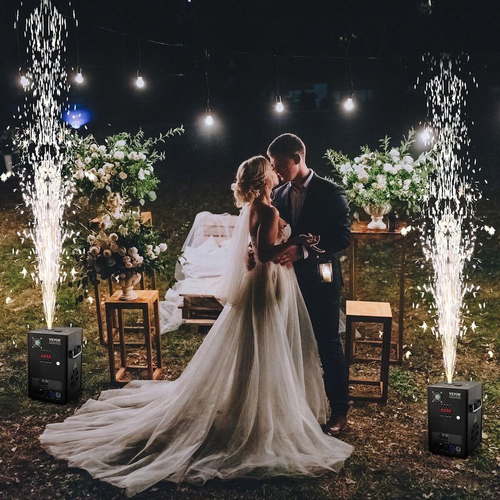 Cold Spark Firework Machinex2 700W 2-5M Stage DJ Wedding Event Party