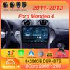 Для Ford Mondeo 4 2011 - 2013 Автомагнитола Android 14 Carplay Auto 2K Экран Мультимедийный плеер Авторадио GPS Стерео 2din Головное устройство