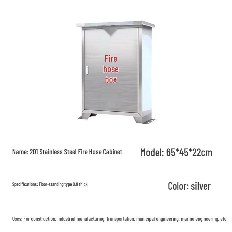 Duojibang 201 Stainless Steel Fire Hose Cabinet