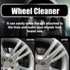Non-Acid Wheel Cleaner Spray Eco-friendly Efficient Formula Car Wash Rim Cleaner Brake Dust Remover Wheel Cleaner