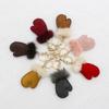 Mink Fur Pu Leather Pendant Snow Bag Pendant Fashion Mini Gloves Keychain Key Accessories