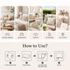 1pc Vintage Halloween Throw Pillow Covers, Spooky Season Home Decor Cushion Cases for Sofa Bed