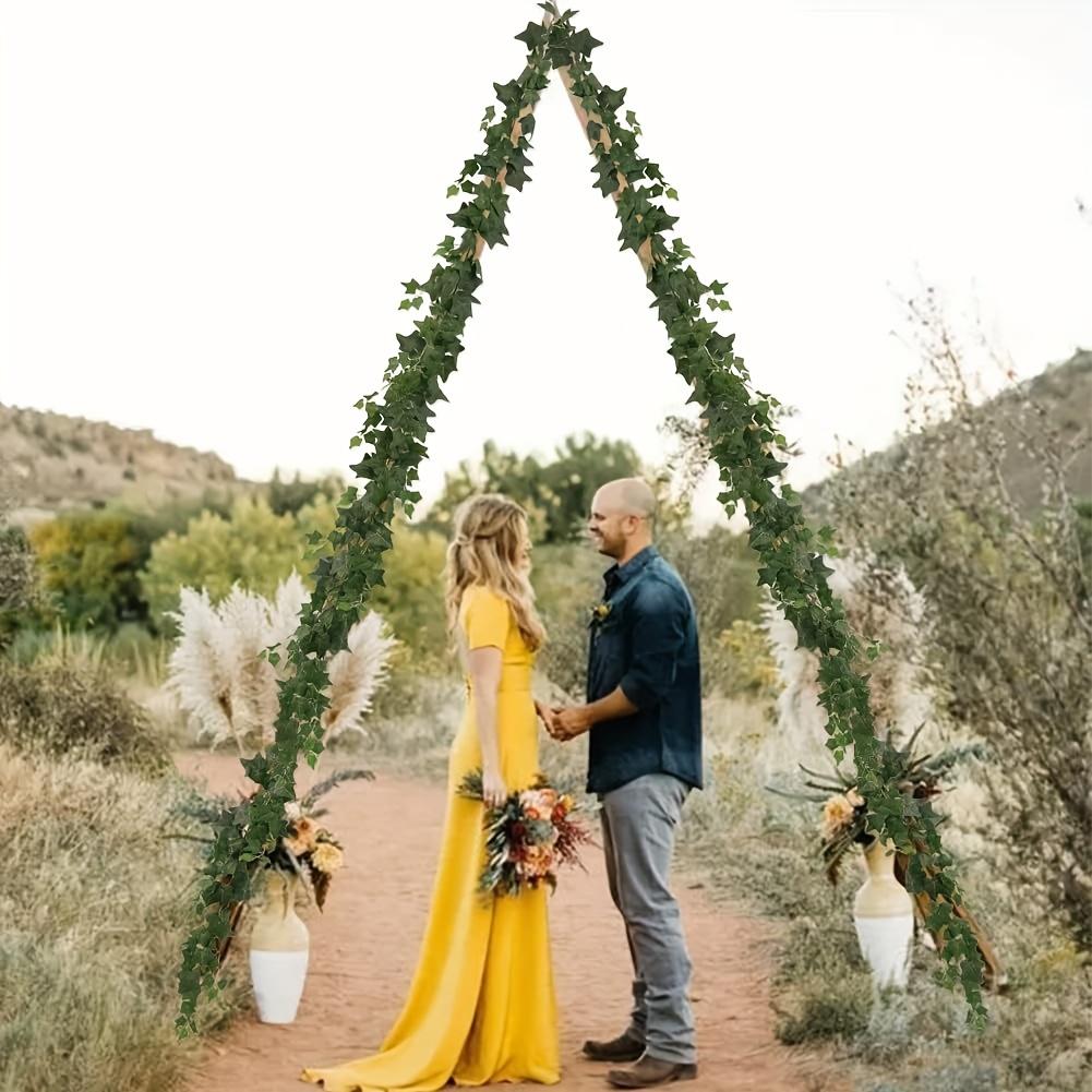 2 шт. 71 дюйм Искусственная лоза, 1,8 м Искусственная зеленая лоза с имитацией зеленых листьев сладкого картофеля Домашнее Свадебное Украшение стола Зеленые растения.