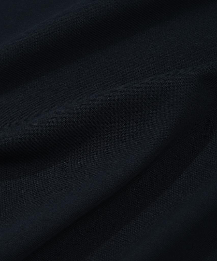 COVERNAT WOMAN Укороченная футболка Cool Cotton с логотипом C, темно-синяя