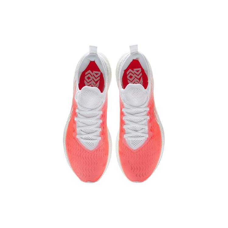 Li Ning Feidian Discovery Нескользящие износостойкие низкие кроссовки для бега Мужские Неоновый Фруктовый Красный ARMR005-13