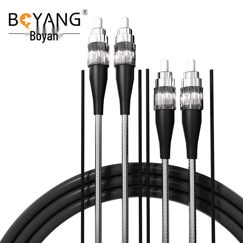 BOYANG Outdoor Single-Mode Duplex Fiber Optic Patch Cable