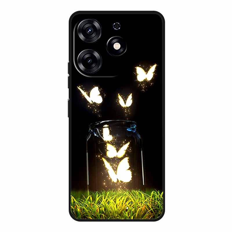 Милые Животные Мягкий Силиконовый TPU Чехол для Телефона Tecno Spark 20 Pro - Легкий и Ударопоглощающий Защитный Задний Чехол