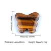 1Pc Reiki Healing Crystal Carved Butterfly Ornament Decoration,Natural Stone Gemstone Energy Generator for Home Decor Jewelry Gifts 32-35x26-30 Mm