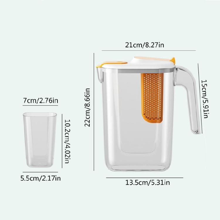 2.6 л Пластиковый чайник для воды с фильтром Холодные чайники Контейнер для сока Кувшины для воды