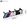 3D ABS Car Front Grille Badge Emblem Buckle For BMW M Logo M2 M3 M4 M5 M6 F48 G01 E84 E83 F39 F10 F30 Car Styling Accessories drswk70