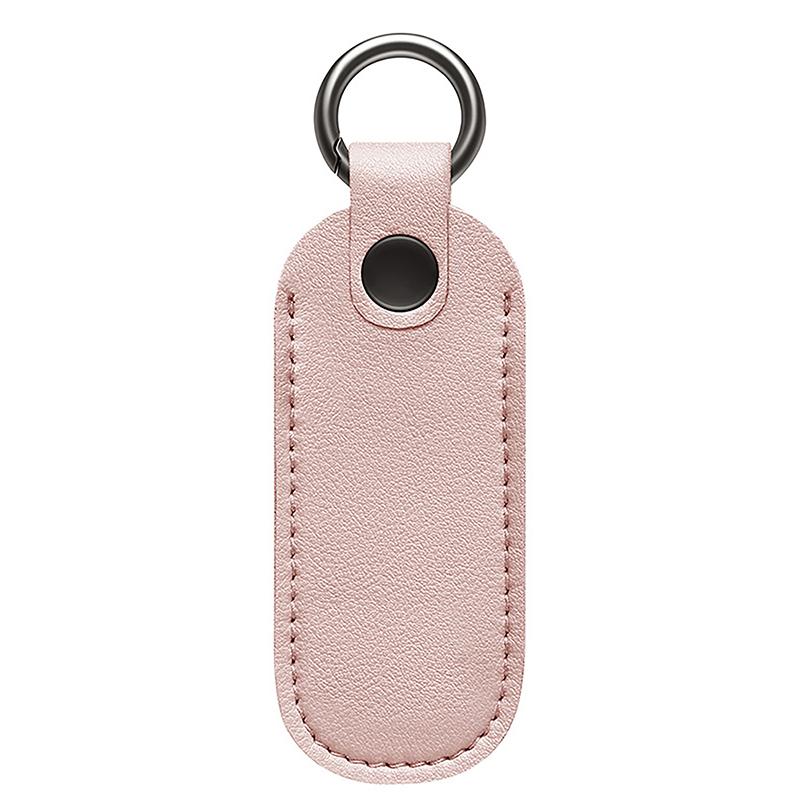 Leather U Disk Pouch Key Ring Holder Usb Flash Drive Storage Bag Pendrive Protective Cover Memory Stick Case
