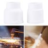 White Ceramic Nozzle Alumina Cup Welding Nozzle Cups For WP/9/17/18/20/26 Tig Welding Torch 10# + 12#