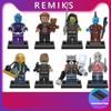 Совместимые с Lego минифигурки Стражей Галактики Звездный Лорд Гамора Ракета Йонду Марвел Строительство
