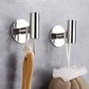 Adhesive Wall Hooks Door Key Clothes Coat Hanger Hooks Bathroom Robe Towel Holder Organizer Hanging Hook Kitchen Hardware
